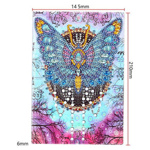 Diamond Painting Notitieboek Vlinder