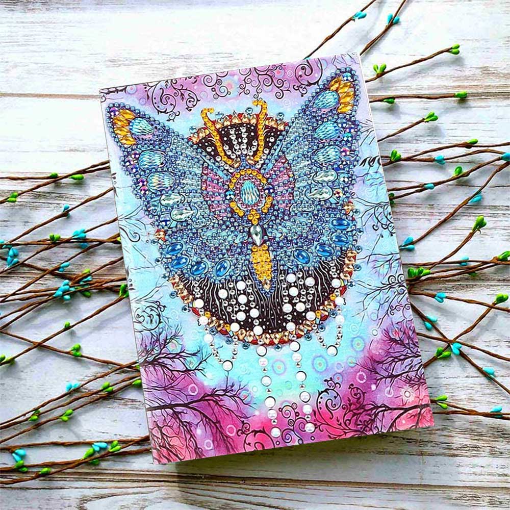 Cahier Diamond Painting Vlinder