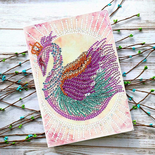 Diamond Painting Boek Zwaan