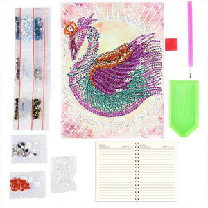 Diamond Painting Boek Zwaan