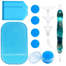 Afbeelding in Gallery-weergave laden, Premium Diamond Painting Pen Ergonomisch Turquoise Golven 5 Varianten