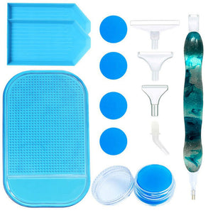 Premium Diamond Painting Pen Ergonomisch Turquoise Golven 5 Varianten