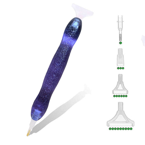 Premium Diamond Painting Pen Ergonomisch Glitter Paars 5 Varianten