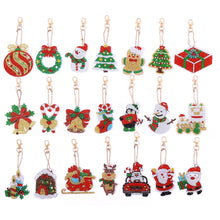 Afbeelding in Gallery-weergave laden, Diamond Painting Sleutelhangers Kerst 21 Stuks
