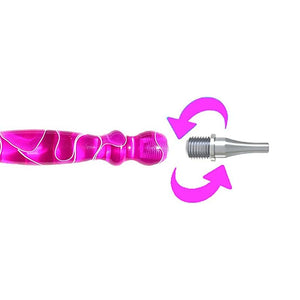 Diamond Painting Pen Golven Paars met Stalen Puntjes