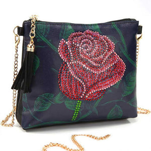 Tas Diamond Painting Rode Roos