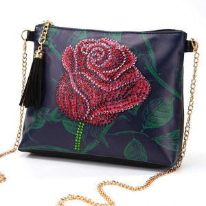 Tas Diamond Painting Rode Roos