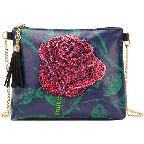 Tas Diamond Painting Rode Roos