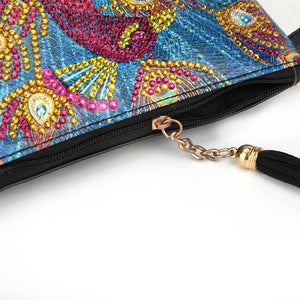 Tas Diamond Painting Rode Pauw