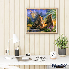 Afbeelding in Gallery-weergave laden, Schilderen op Nummer - 2 Beren