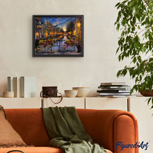 Afbeelding in Gallery-weergave laden, Schilderen op Nummer Kanaal in Amsterdam Figured'Art gevorderd nieuwkomers steden landschappen