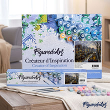 Afbeelding in Gallery-weergave laden, Schilderen op Nummer Leven op het kanaal Figured'Art gevorderd nieuwkomers steden landschappen schepen en boten