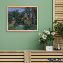 Afbeelding in Gallery-weergave laden, Schilderen op Nummer Lichtgevende oase van rust Figured'Art gemiddeld nieuwkomers landschappen