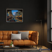 Afbeelding in Gallery-weergave laden, Schilderen op Nummer Bezoek aan het kanaal van Venetië Figured'Art gemiddeld nieuwkomers steden landschappen schepen en boten