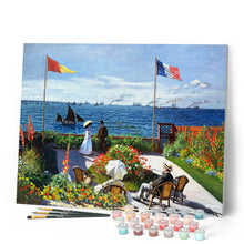Afbeelding in Gallery-weergave laden, Schilderen op Nummer - Het terras bij Sainte-Adresse - Monet