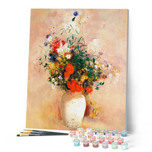Afbeelding in Gallery-weergave laden, Schilderen op Nummer - Vaas met Bloemen - Odilon Redon