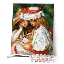 Afbeelding in Gallery-weergave laden, Schilderen op Nummer - Jonge Meisjes lezen - Renoir
