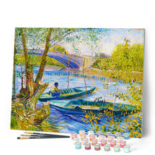 Afbeelding in Gallery-weergave laden, Schilderen op Nummer - Vissen in de lente, Brug van Clichy - Van Gogh