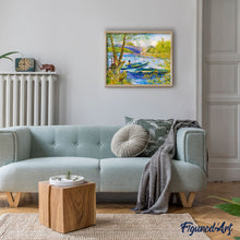 Afbeelding in Gallery-weergave laden, Schilderen op Nummer - Vissen in de lente, Brug van Clichy - Van Gogh