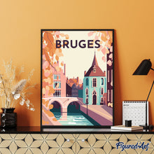 Afbeelding in Gallery-weergave laden, Schilderen op Nummer - Reisposter Brugge