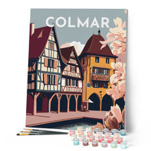 Afbeelding in Gallery-weergave laden, Schilderen op Nummer - Reisposter Colmar