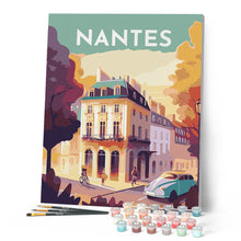 Afbeelding in Gallery-weergave laden, Schilderen op Nummer - Reisposter Nantes