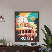 Afbeelding in Gallery-weergave laden, Schilderen op Nummer - Reisposter Rome