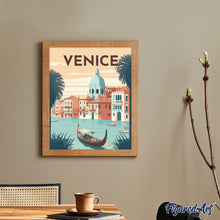 Afbeelding in Gallery-weergave laden, Schilderen op Nummer - Reisposter Venetië