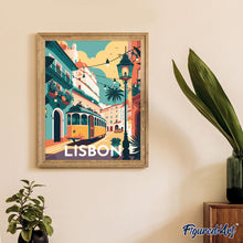 Afbeelding in Gallery-weergave laden, Diamond Painting - Reisposter Lissabon