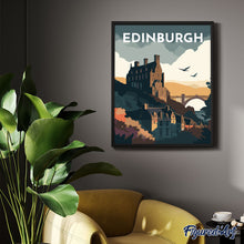 Afbeelding in Gallery-weergave laden, Schilderen op Nummer - Reisposter Edinburgh