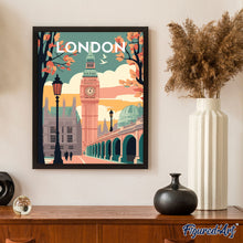 Afbeelding in Gallery-weergave laden, Schilderen op Nummer - Reisposter Londen II