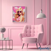 Afbeelding in Gallery-weergave laden, Schilderen op Nummer - Roze Ballonnen en de Diva