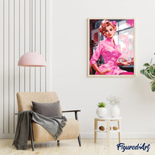 Afbeelding in Gallery-weergave laden, Schilderen op Nummer - Vintage Roze Diva