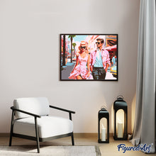 Afbeelding in Gallery-weergave laden, Schilderen op Nummer - Hollywood Liefde in Roze