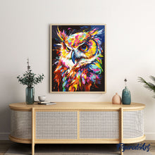 Afbeelding in Gallery-weergave laden, Schilderen op Nummer - Kleurrijke Abstracte Uil