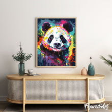 Afbeelding in Gallery-weergave laden, Schilderen op Nummer - Kleurrijke Abstracte Panda