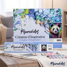 Afbeelding in Gallery-weergave laden, Schilderen op Nummer - Kleurrijke Abstracte Panda