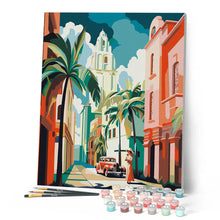Afbeelding in Gallery-weergave laden, Schilderen op Nummer - Cuba Art Deco