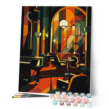 Afbeelding in Gallery-weergave laden, Schilderen op Nummer - Art Deco Club