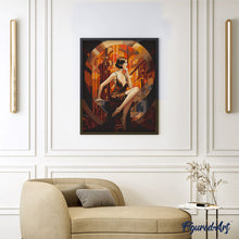 Afbeelding in Gallery-weergave laden, Schilderen op Nummer - Zittende Art Deco Vrouw