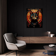 Afbeelding in Gallery-weergave laden, Schilderen op Nummer - Art Deco Zwarte Kat
