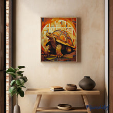 Afbeelding in Gallery-weergave laden, Schilderen op Nummer - Schildpad Art Deco