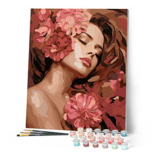 Afbeelding in Gallery-weergave laden, Schilderen op Nummer - Camelia's Slapende Schoonheid