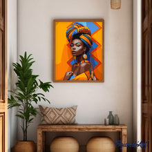 Afbeelding in Gallery-weergave laden, Schilderen op Nummer - Traditioneel Afrikaans Meisje