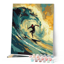 Afbeelding in Gallery-weergave laden, Schilderen op Nummer - Professionele surfer