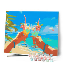 Afbeelding in Gallery-weergave laden, Schilderen op Nummer - Toast op het strand