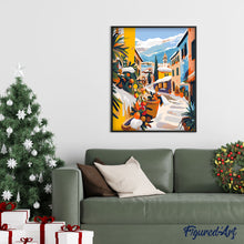 Afbeelding in Gallery-weergave laden, Schilderen op Nummer - Stralend kerststadje