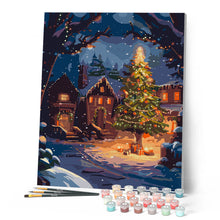 Afbeelding in Gallery-weergave laden, Schilderen op Nummer - Betoverde kerstavond