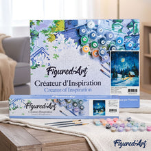 Afbeelding in Gallery-weergave laden, Schilderen op Nummer - Sterrennacht met kerst