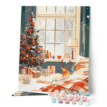 Afbeelding in Gallery-weergave laden, Schilderen op Nummer - Kerstmis in bed